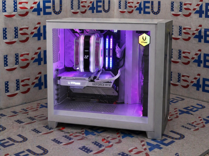 All White Gaming PC - Intel i7-13700KF / NVIDIA GeForce RTX 3070 8gb / DDR5 32gb
