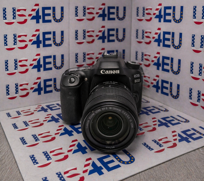 Canon EOS 80D Digital Camera with Canon EF-S 18-135mm Nano USM Zoom Lens & More