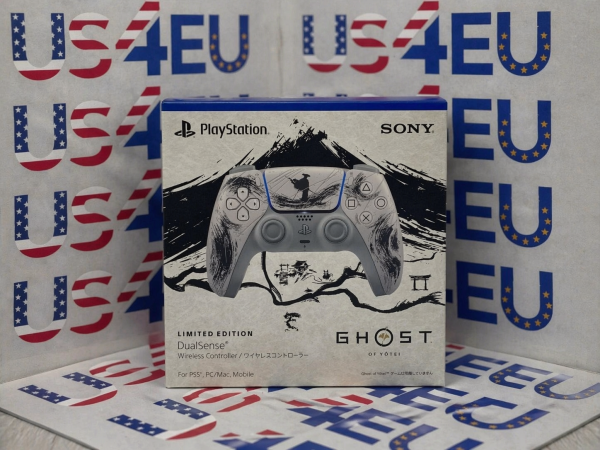 PlayStation 5 DualSense Controller Ghost of Yotei Black Limited Edition PS5