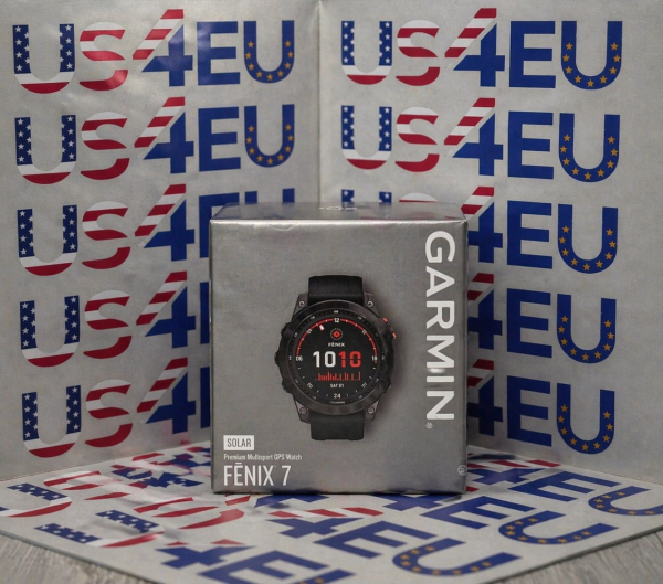 Garmin fēnix 7 Solar GPS Watch 47 Slate Gray/Black BNIB SEALED Touchscreen Fenix