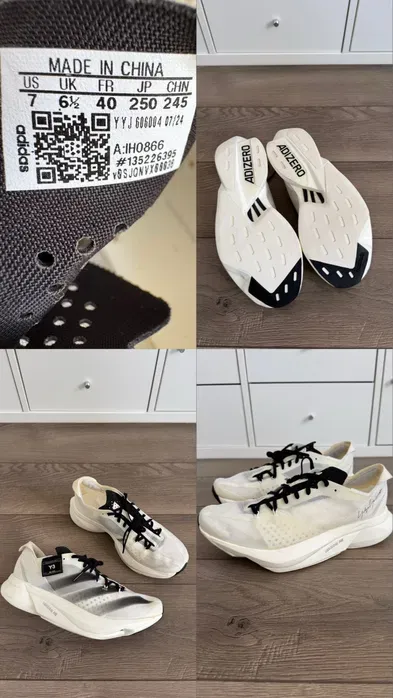 Adidas Y-3 Yohji Yamamoto Adizero Adios Pro 3 – EU 40 / US 7 / UK 6.5 / 25 cm