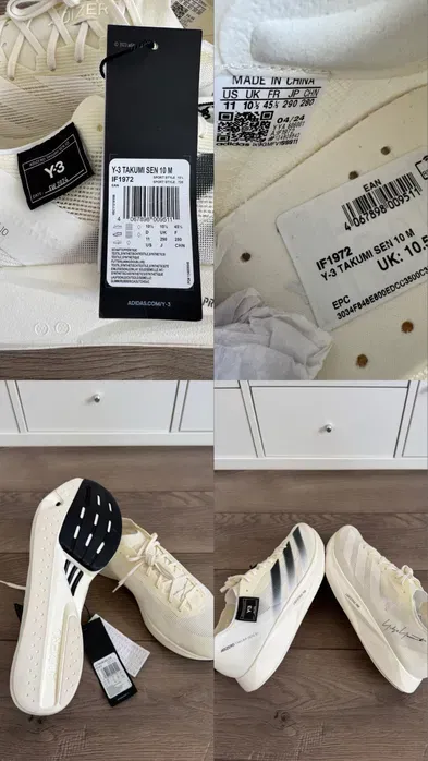 Adidas Y-3 Takumi Sen 10 – Authentic EU 45 / US 11 / UK 10.5  29 cm