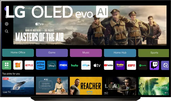 LG - 83" Class C4 Series OLED evo 4K UHD Smart webOS TV (2024)