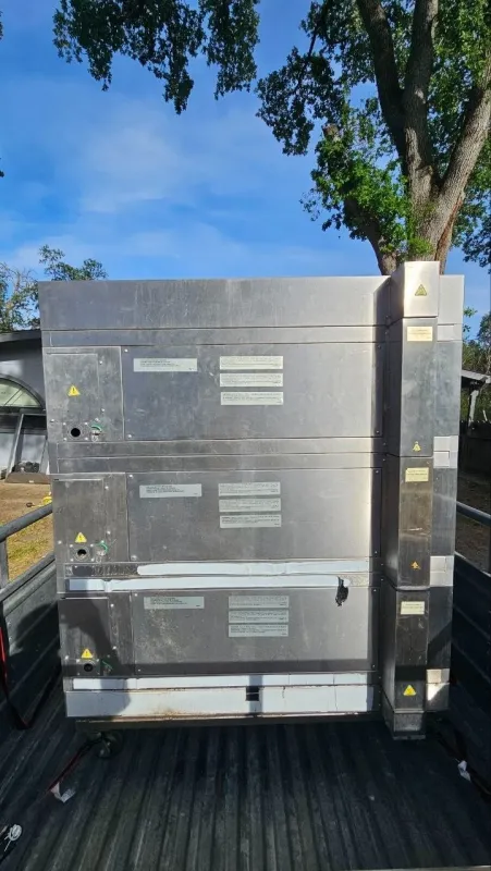 Commercial Pizza Oven Electric Stone Moretti Forni AMACC1UL 3 Deck Deck Bakery