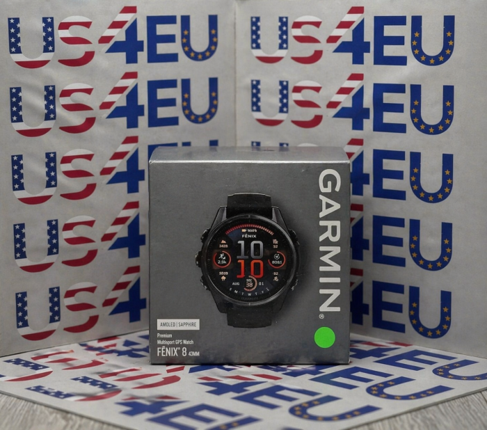 Garmin Fenix 8 AMOLED Sapphire Edition 43mm Black USED IN ORIGINAL BOX