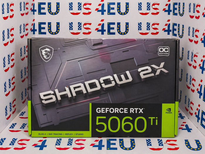 NEW MSI GeForce RTX 5060 Ti Shadow 2X OC 16GB GDDR7 Graphics Card GPU