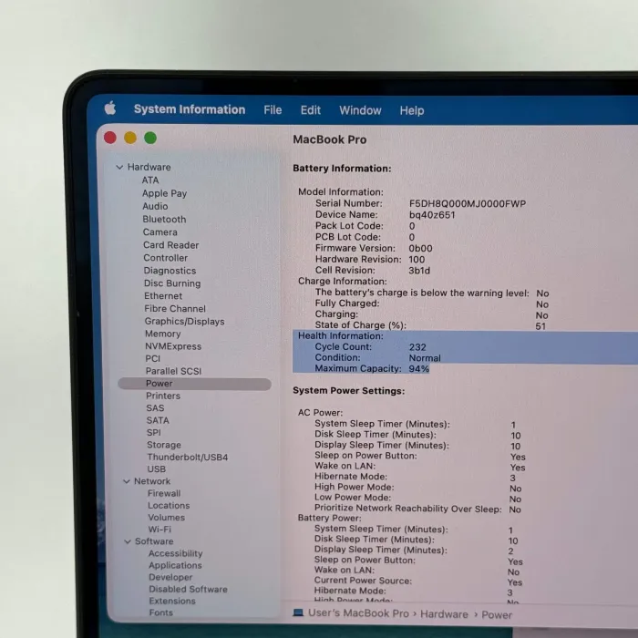 2024 Apple MacBook Pro 16" M4 Max 32C GPU 4.5GHz 36GB RAM 1TB SSD A3186 Read