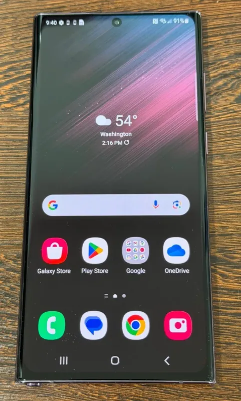 Samsung Galaxy S22 Ultra - 512GB Burgundy Black