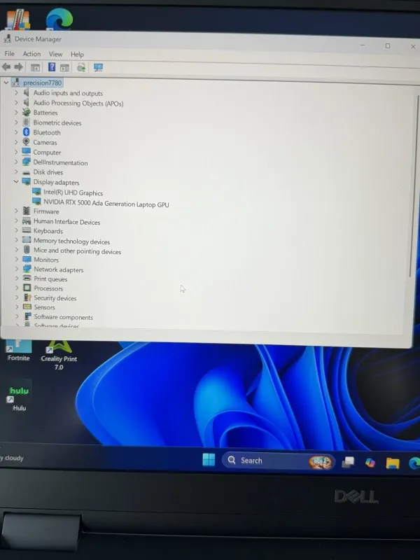 Dell Precision 7780 i9-13950HX 4K 120• 96GB RAM • 16TB SSD • RTX 5000 Ada Mint!