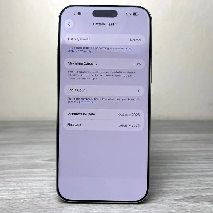 Apple iPhone 17 Pro Max Silver 512GB UNLOCKED With Warranty (Open Box)