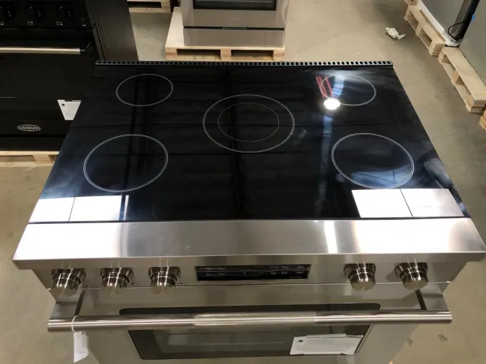 COSMOS 36 in. Electric Range, 5 Burners, Stainless (OPEN BOX, COSMETIC IMPERFECTIONS)