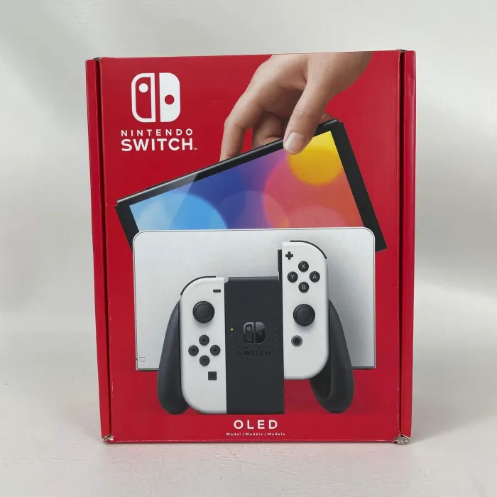 Nintendo Switch OLED Console Gaming System HEG-001 Black/White