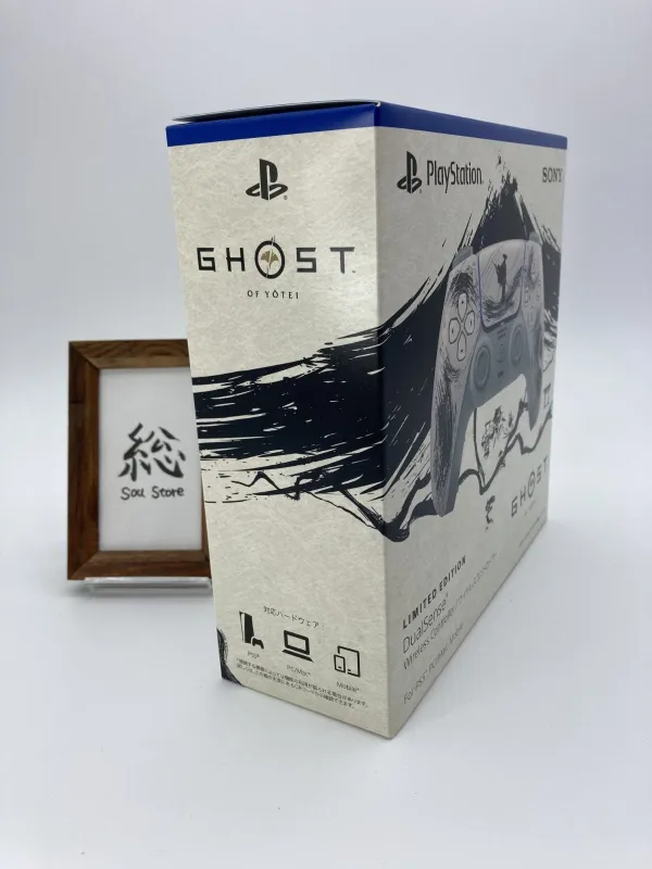 PlayStation 5 DualSense Controller Ghost of Yotei Black Limited Edition PS5