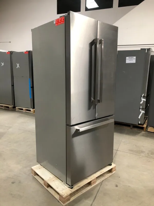 3 Door French Door Refrigerator, Stainless (OPEN BOX COSMETIC IMPECTIONS)