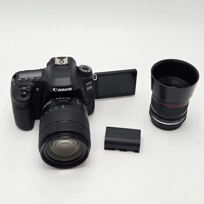 Canon EOS 80D Digital Camera with Canon EF-S 18-135mm Nano USM Zoom Lens & More