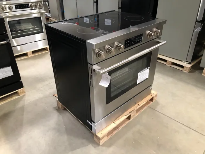COSMOS 36 in. Electric Range, 5 Burners, Stainless (OPEN BOX, COSMETIC IMPERFECTIONS)