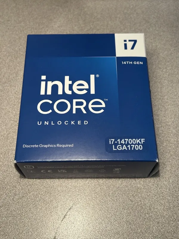 Used Intel Core i7-14700KF 3.4GHz 20-Core 28-Thread CPU (BX8071514700K)