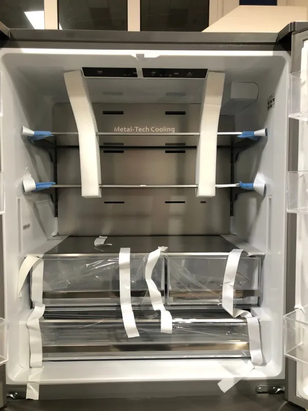 COSMO 36 in. 3 Door French Door Refrigerator, Stainless (OPEN BOX COSMETIC IMPECTIONS)