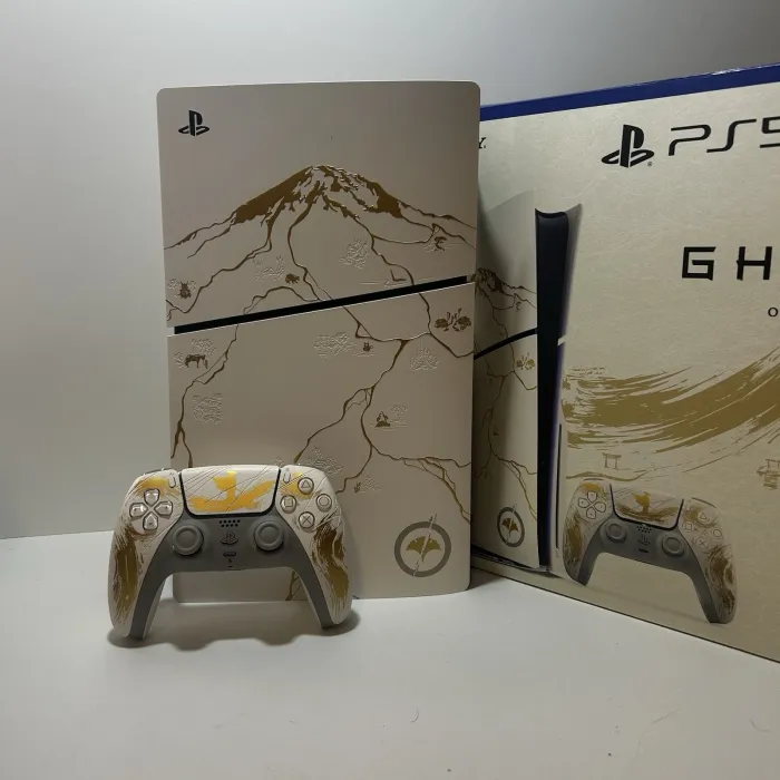 Sony PlayStation 5 Ghost Of Yotei Gold Limited Edition 1TB White Slim