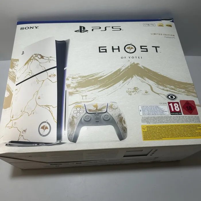Sony PlayStation 5 Ghost Of Yotei Gold Limited Edition 1TB White Slim
