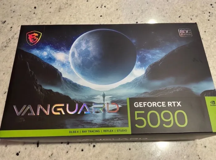 MSI GeForce RTX 5090 32GB VANGUARD SOC GDDR7 Graphics Card