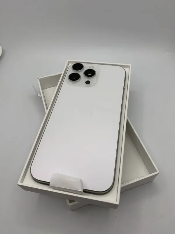 Apple iPhone 16 Pro Max - 256GB - Unlocked - White Titanium - Open Box Condition