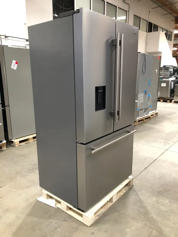 COSMO 36 in. 3 Door French Door Refrigerator, Stainless (OPEN BOX COSMETIC IMPECTIONS)